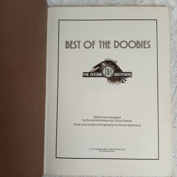 1977 The Best Doobies Doobie Brothers Sheet Music Black Water Book Vintage - Picture 3 of 8